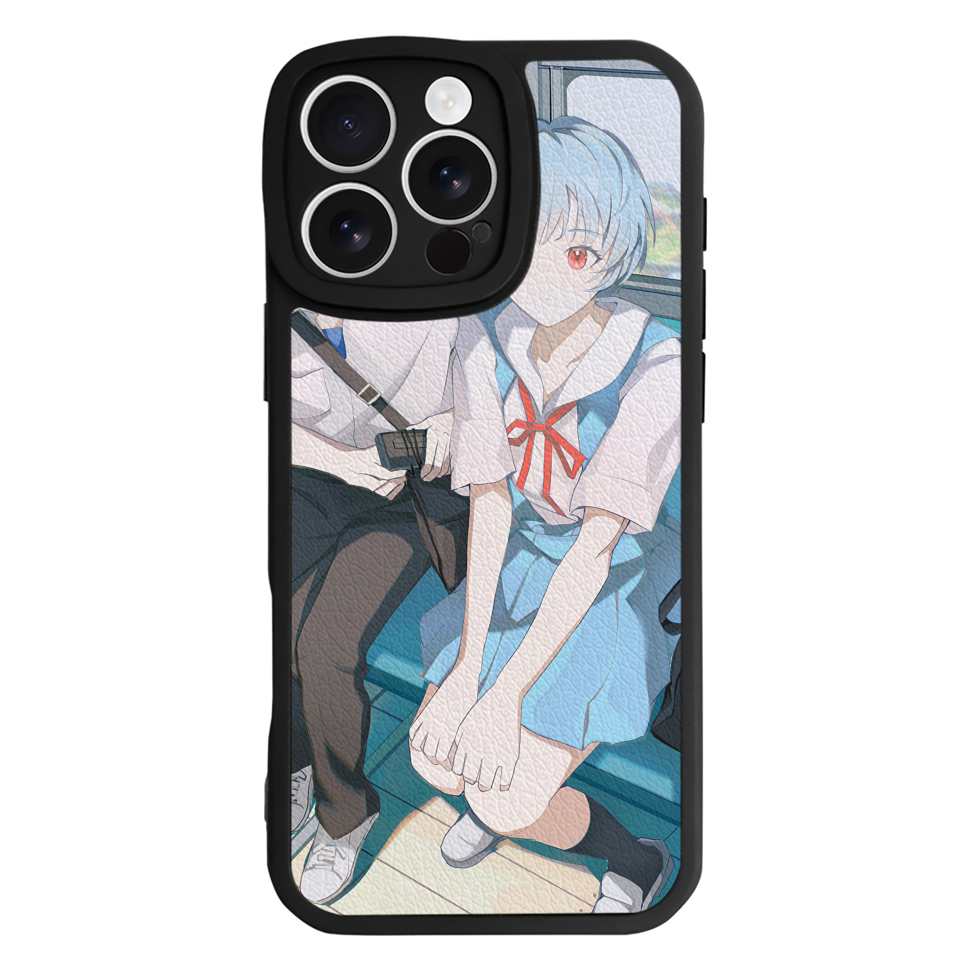 （画像用） EVA 新世紀エヴァンゲリオン 【iPhone 16シリーズ対応】シリコンスマホケース（レザー調） 材質：シリコン
